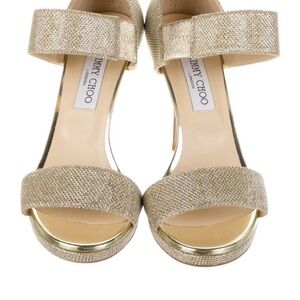 Jimmy Choo Glittering Gold Heels
‼️‼️SOLD‼️‼️